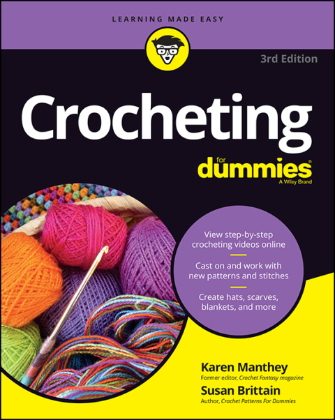 Cover image for book Crocheting For Dummies with Online Videos