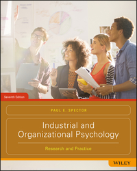صورة الغلاف: Industrial and Organizational Psychology: Research and Practice 7th edition 9781119304708