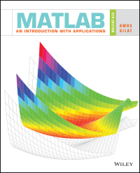 Cover image: MATLAB: An Introduction with Applications 6th edition 9781119256830