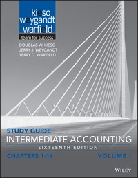 Intermediate Accounting, Volume 1 Study Guide 16th Edition ...