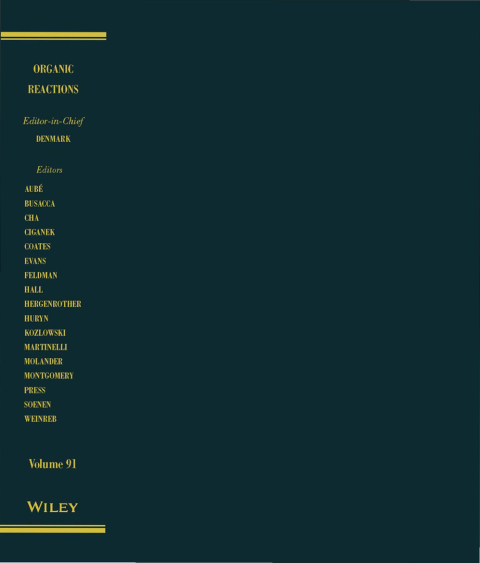 Cover image for book Organic Reactions, Volume 91