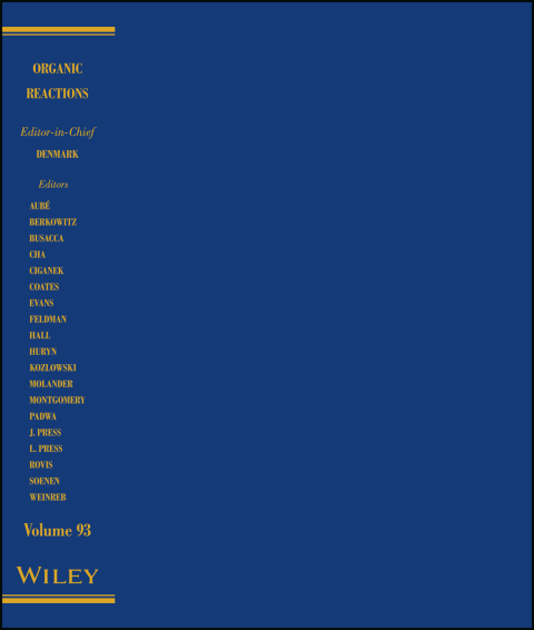 Cover image for book Organic Reactions, Volume 93