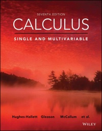 Cover image: Calculus: Single and Multivariable 7th edition 9781119330387