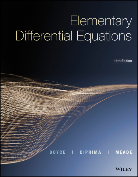 Cover image for book Elementary Differential Equations