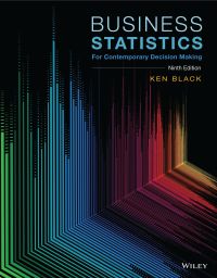 Imagen de portada: Business Statistics: For Contemporary Decision Making 9th edition 9781119330158