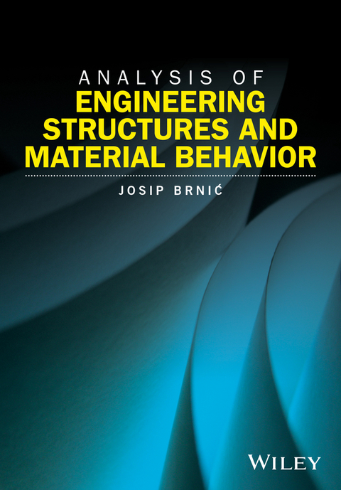 Cover image for book Analysis of Engineering Structures and Material Behavior