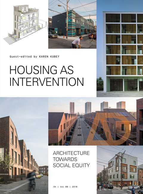 Cover image for book Housing as Intervention: Architecture towards social equity