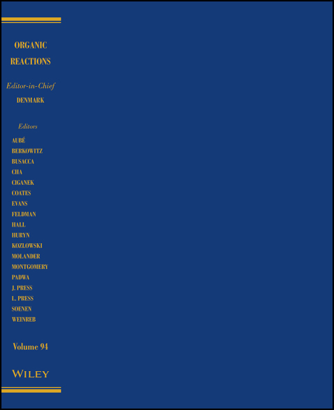 Cover image for book Organic Reactions, Volume 94