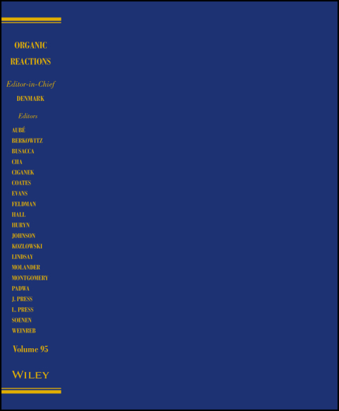 Cover image for book Organic Reactions, Volume 95