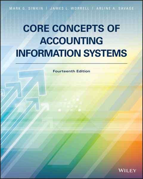 Reflowable Core Concepts of Accounting Information Systems; $68.75