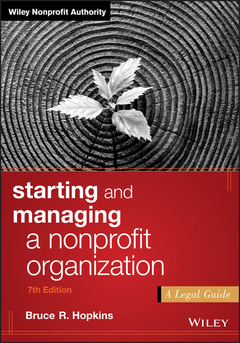 Cover image for book Starting and Managing a Nonprofit Organization: A Legal Guide