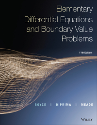 صورة الغلاف: Elementary Differential Equations and Boundary Value Problems 11th edition 9781119169789