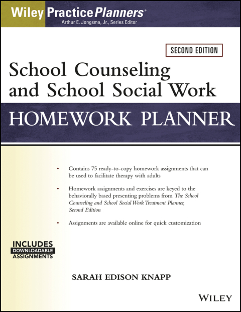 School Counseling and Social Work Homework Planner (W/ Download) 