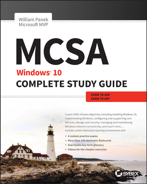 Cover image for book MCSA: Windows 10 Complete Study Guide: Exams 70-698 and Exam 70-697