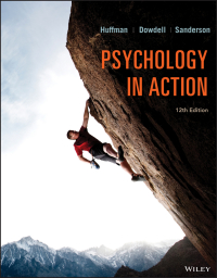 Cover image: Psychology in Action 12th edition 9781119364641