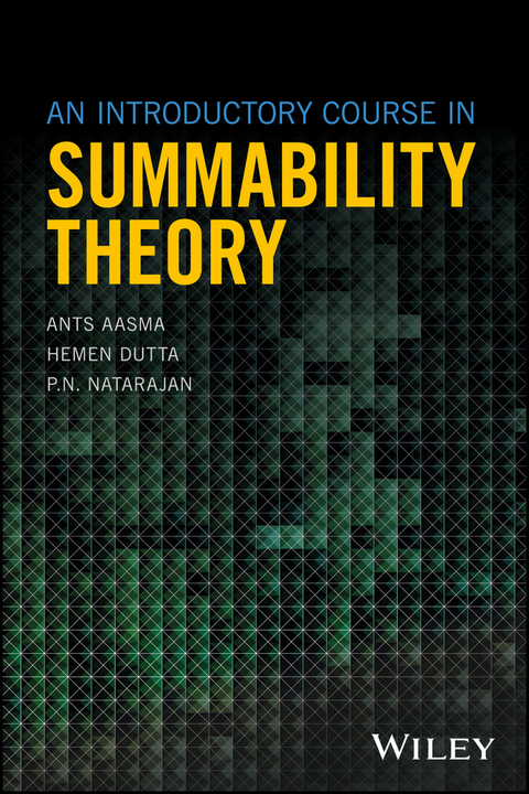 Cover image for book An Introductory Course in Summability Theory