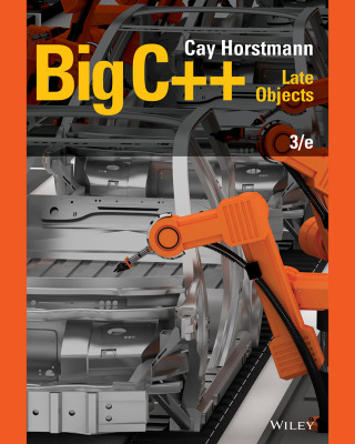 Big C++: Late Objects,  Enhanced eText