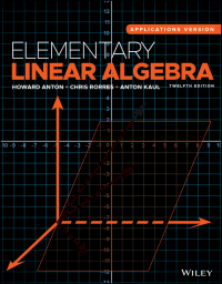 صورة الغلاف: Elementary Linear Algebra: Applications Version 12th edition 9781119282365