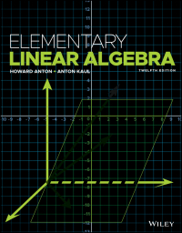 صورة الغلاف: Elementary Linear Algebra 12th edition 9781119268048