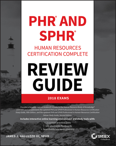 Cover image for book PHR and SPHR Professional in Human Resources Certification Complete Review Guide: 2018 Exams
