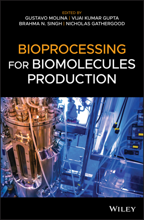 Cover image for book Bioprocessing for Biomolecules Production
