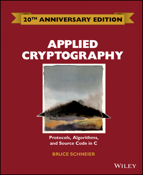 Cover image for book Applied Cryptography: Protocols, Algorithms and Source Code in C, 20th Anniversary Edition