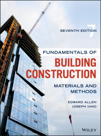 Cover image: Fundamentals of Building Construction 7th edition 9781119446194