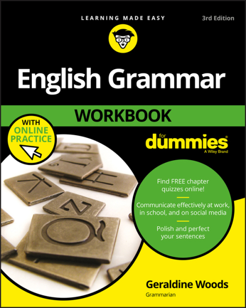 Cover image for book English Grammar Workbook For Dummies, with Online Practice