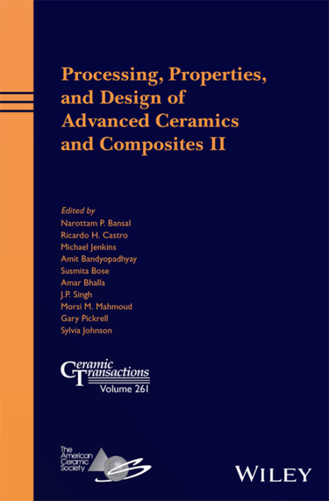 Processing, Properties, and Design of Advanced Ceramics and Composites II 