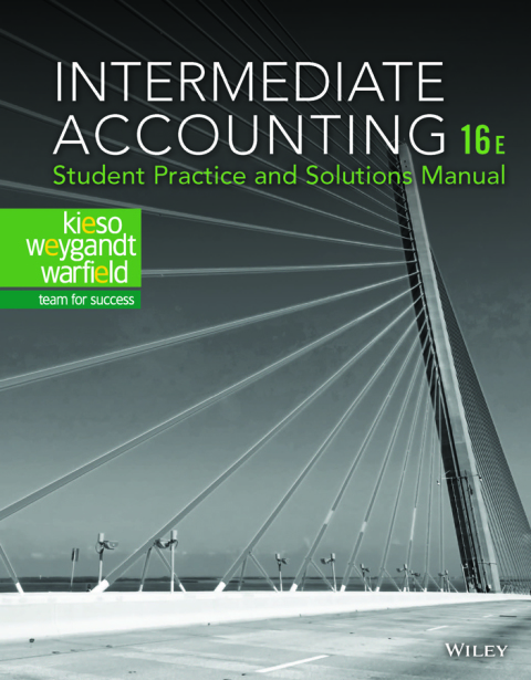 Cover image for book Intermediate Accounting: Student Practice and Solutions Manual