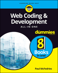 Cover image: Web Coding & Development All-in-One For Dummies 1st edition 9781119473923