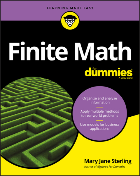 Cover image for book Finite Math For Dummies