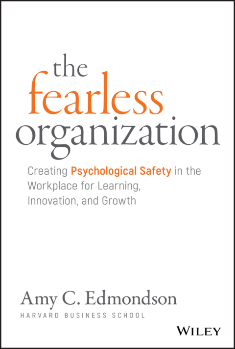 Cover image for book The Fearless Organization
