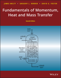Titelbild: Fundamentals of Momentum, Heat, and Mass Transfer, Enhanced eText 7th edition 9781119596189