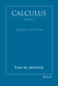 Cover image: Calculus, Volume 2 2nd edition 9780471000075