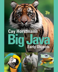 Cover image: Big Java: Early Objects, Enhanced eText 7th edition 9781119499527