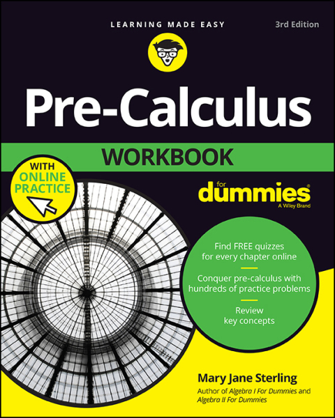 Cover image for book Pre-Calculus Workbook For Dummies