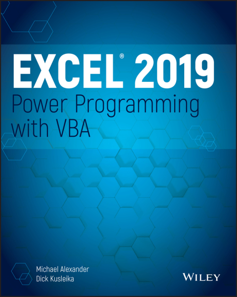 Cover image for book Excel 2019 Power Programming with VBA