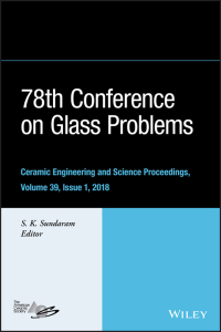 Cover image: 78th Conference on Glass Problems: Ceramic Engineering and Science Proceedings, Issue 1, Volume 39 1st edition 9781119519645