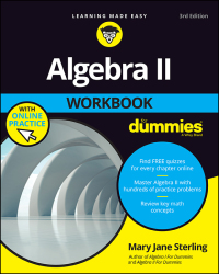 Cover image: Algebra II Workbook For Dummies 3rd edition 9781119543114