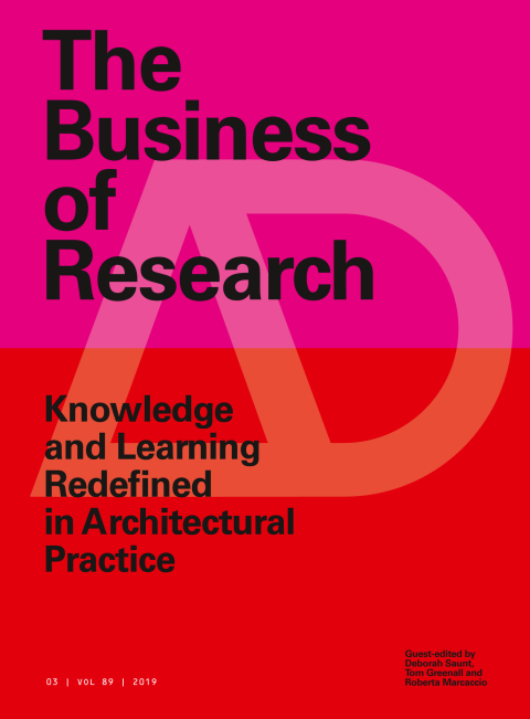 Cover image for book The Business of Research: Knowledge and Learning Redefined in Architectural Practice