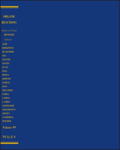 Cover image for book Organic Reactions, Volume 99
