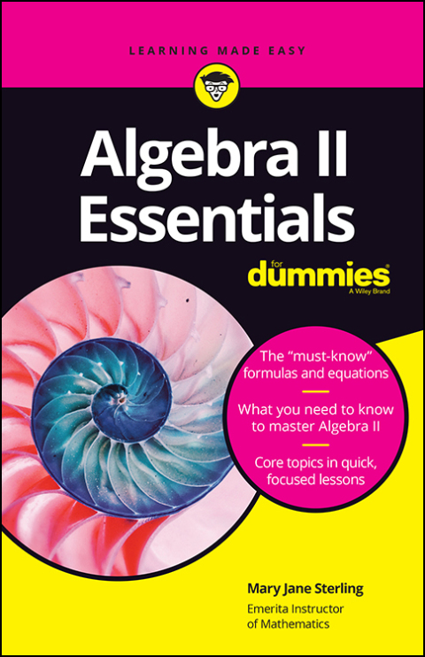 Cover image for book Algebra II Essentials For Dummies