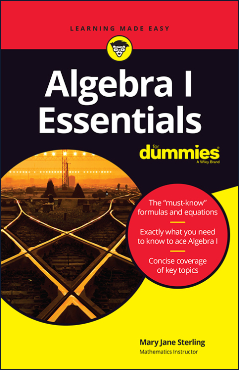 Cover image for book Algebra I Essentials For Dummies