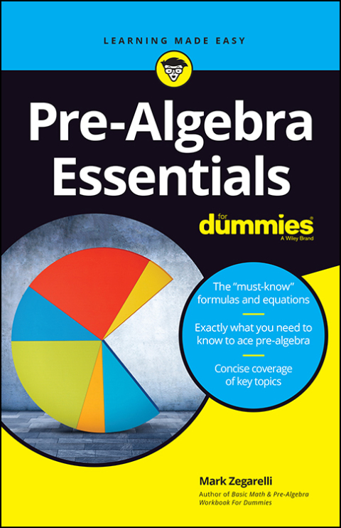 Cover image for book Pre-Algebra Essentials For Dummies
