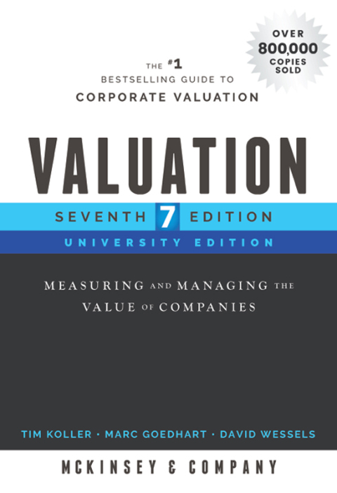 Cover image for book Valuation: Measuring and Managing the Value of Companies, University Edition