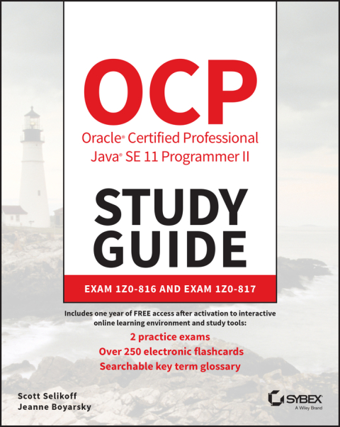 Cover image for book OCP Oracle Certified Professional Java SE 11 Programmer II Study Guide