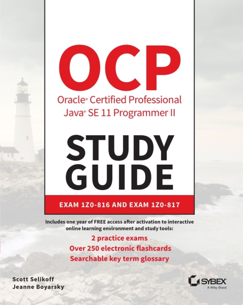 Cover image for book OCP Oracle Certified Professional Java SE 11 Programmer II Study Guide