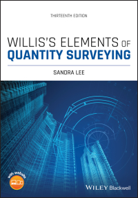 Cover image: Willis's Elements of Quantity Surveying 13th edition 9781119633181