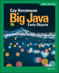 BIG JAVA EARLY OBJECTS